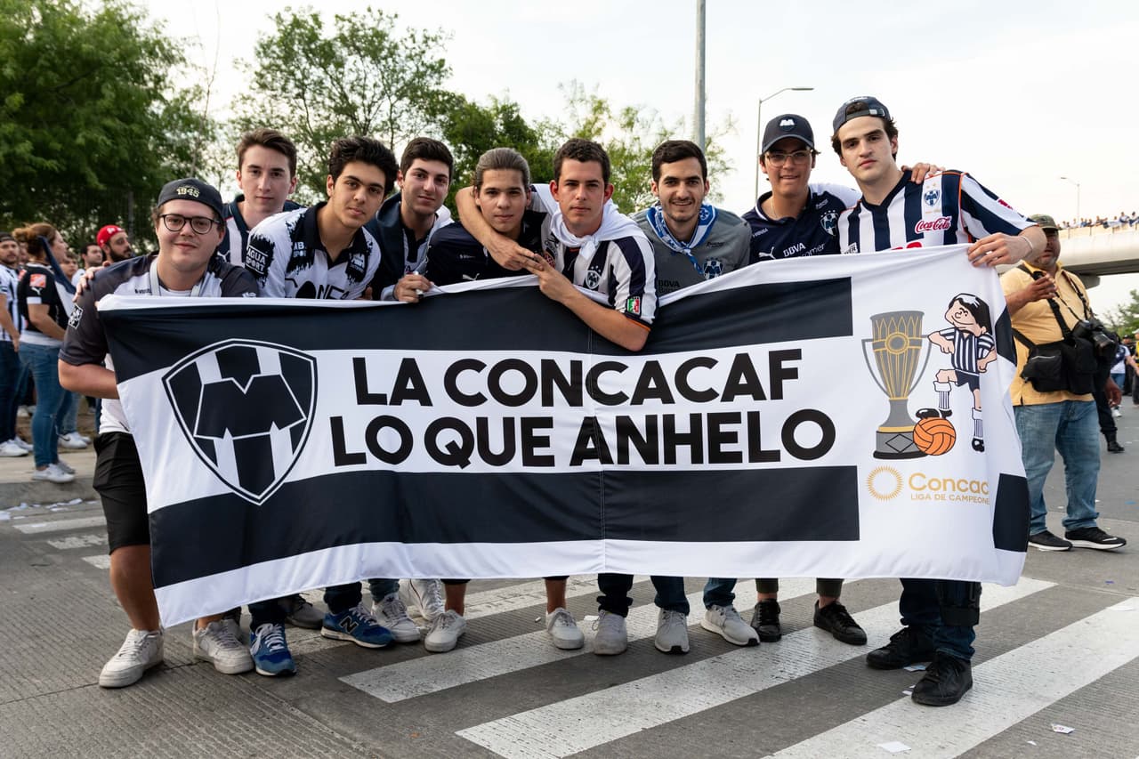 Este fue el ambiente alrededor del Estadio BBVA previo a la Final de la Liga Campeones de la Concacaf entre Monterrey y Tigres.