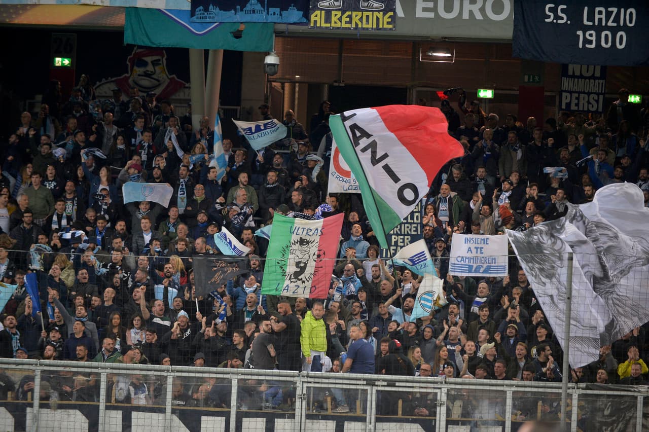 Austria tuvo algunos fanáticos de Lazio en su territorio, confiados de la clasificación.