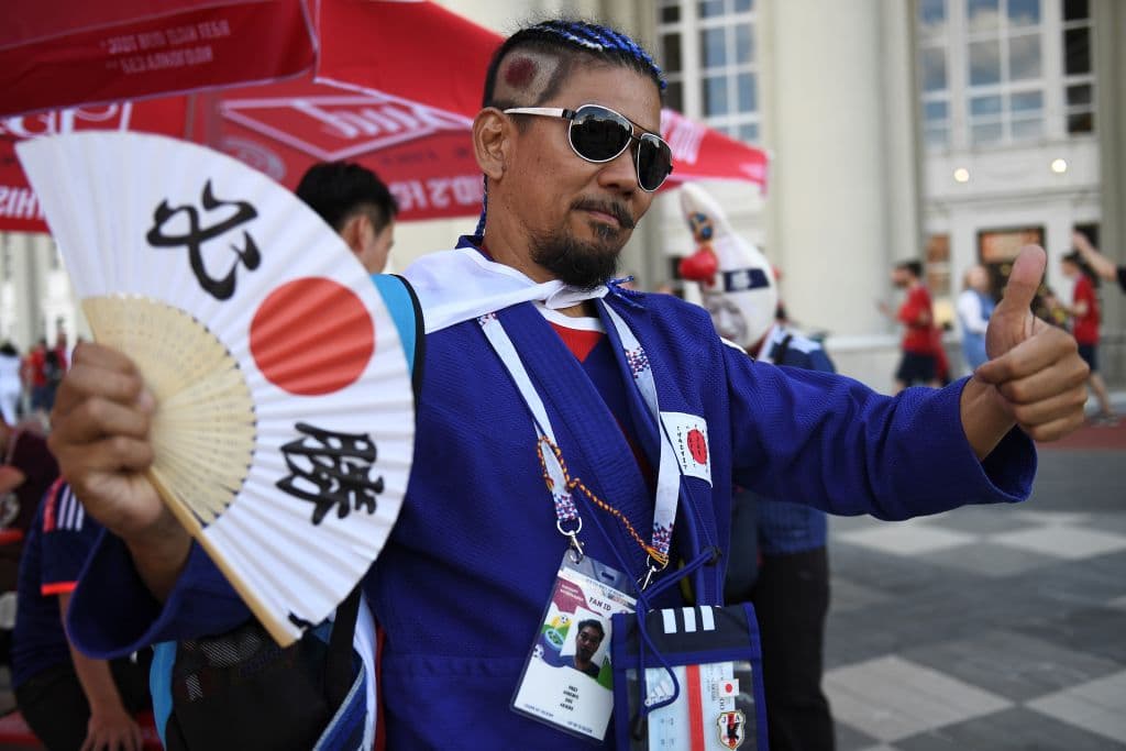 La actitud positiva y buena energía de los fanáticos prendió la fiesta entre los seguidores de Senegal y de Japón con miras al segundo partido de ambos en el grupo H del Mundial de Rusia 2018.