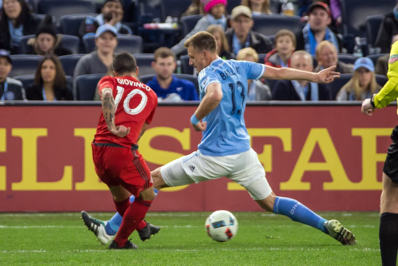 Pese a los dos goles de David Villa, New York City FC empata 2-2 con Toronto FC