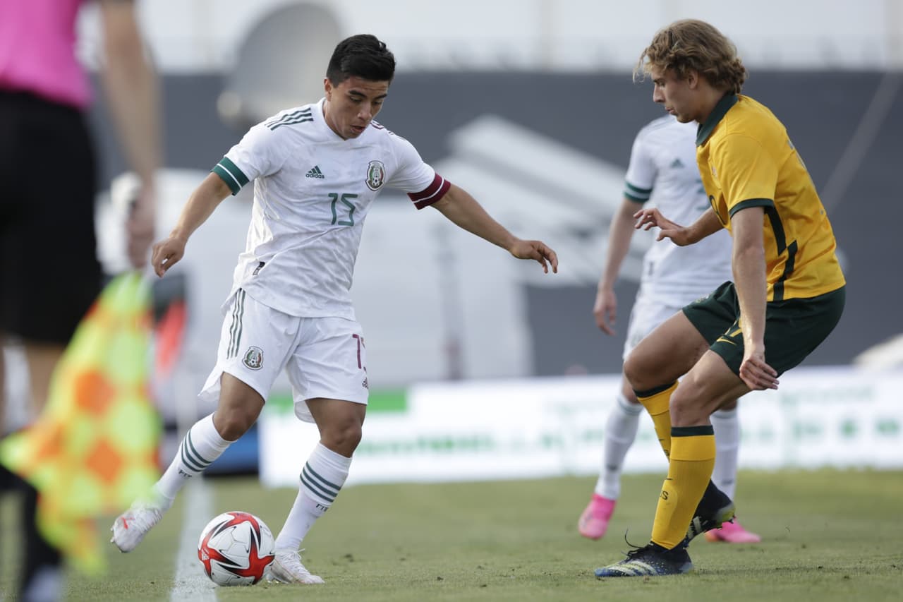 México continúa imbatible en la gra de preparación rumbo a Tokio y se imponen 3-2 a Australia con goles de Jesús Angulo, Erick Aguirre y Kevin Álvarez.