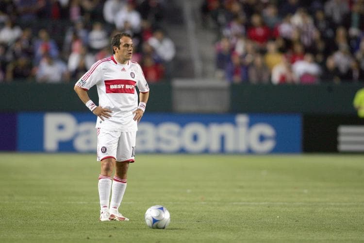 Idolatrado por la afición mexicana, Cuauhtémoc Blanco destacó por su talento cuando lució la camiseta de Chicago Fire.
