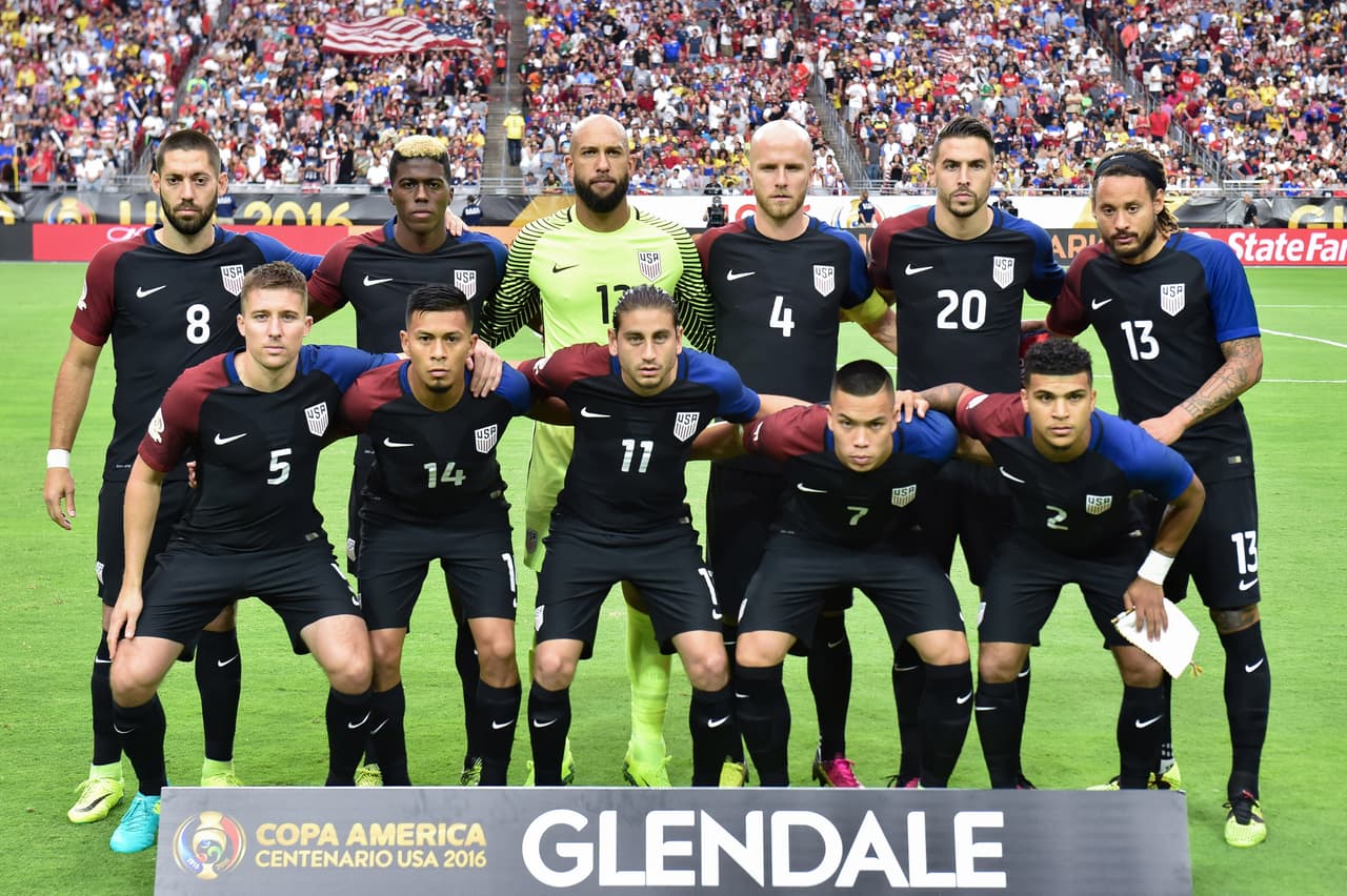 Copa América Centenario 2016 - La última edición del torneo, conmemorativo por sus 100 años, tuvo la participación de Estados Unidos, que ocupó el cuarto lugar tras perder el último partido con Colombia.