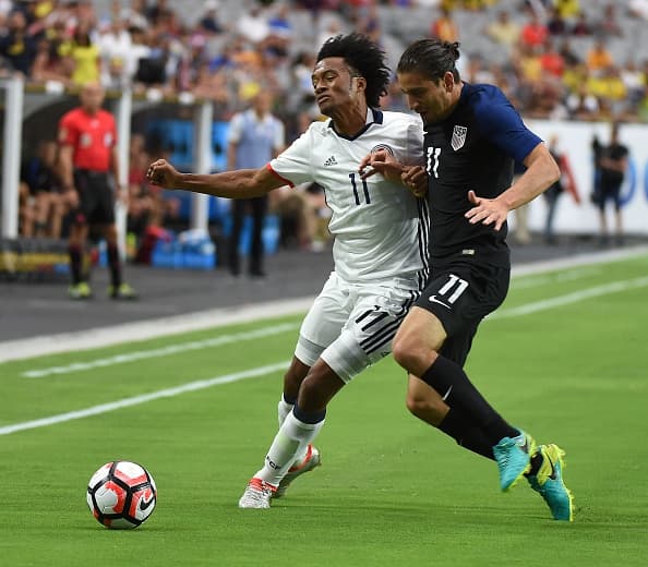 Alejandro Bedoya: Por la izquierda tuvo buenos balones. Lucho y mandó buenos centros. Calificación: 8.