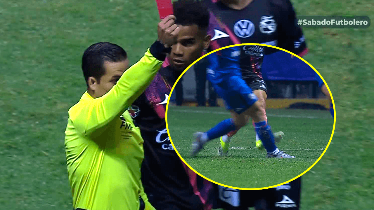 ¡Fernando Monarrez se va expulsado por una entrada criminal sobre Erick Lira!