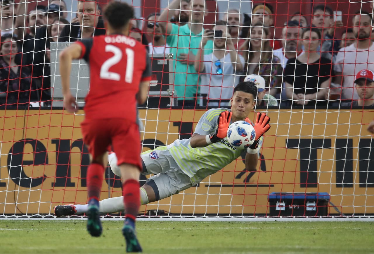 El cumpleañero Jesse González atajó todo y fue héroe del triunfo de Dallas en Toronto