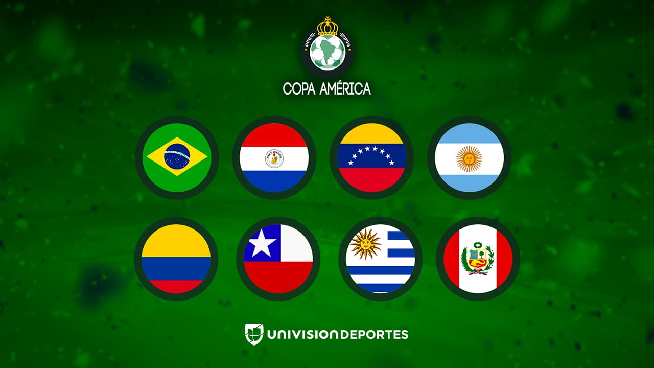 Listos los Cuartos de Final de la Copa América; destaca el Colombia vs Chile