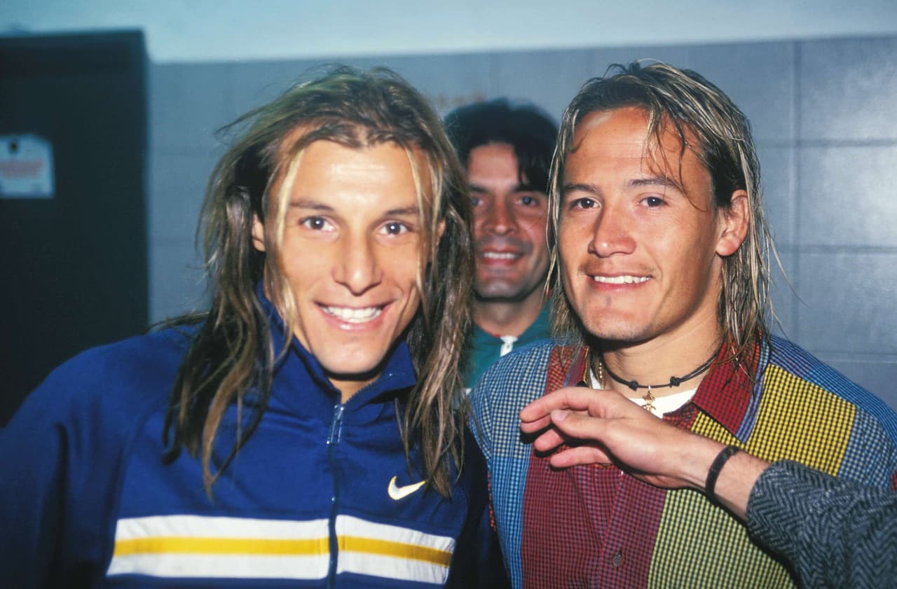 Su máximo logró con los Xeneizes fue el ganarse el mote de 'Pájaro' por su parecido físico con Claudio Caniggia.