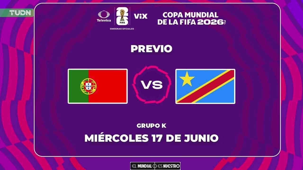 Horario y dónde ver el partido Portugal vs. RD Congo del Mundial 2026