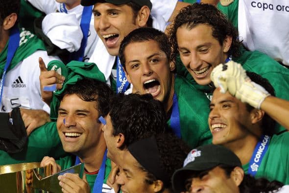 La felicidad era evidente en cada uno de los verdes.