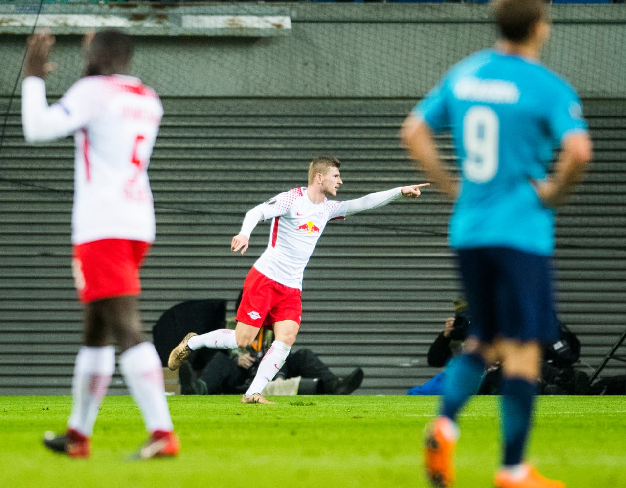 Timo Werner, que puso el pase del primer tanto, anotó el segundo gol y con el 2-0 estaba confiados en Leipzig.
