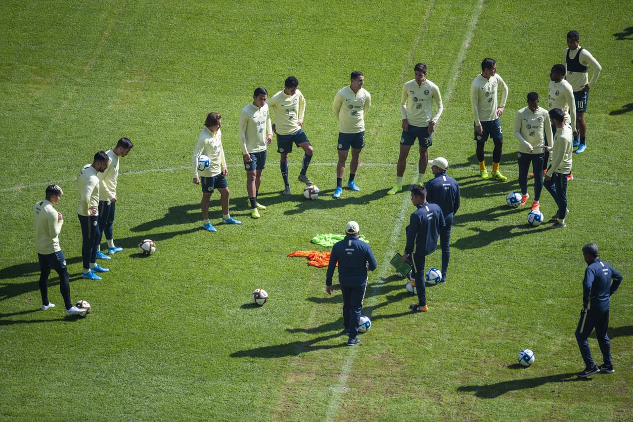 Las Águilas entrenan a puerta abierta previo a la final de la Liga MX del Apertura 2019 donde se enfrentarán contra los Rayados de Monterrey que acaban de regresar del Mundial de Clubes de la FIFA.