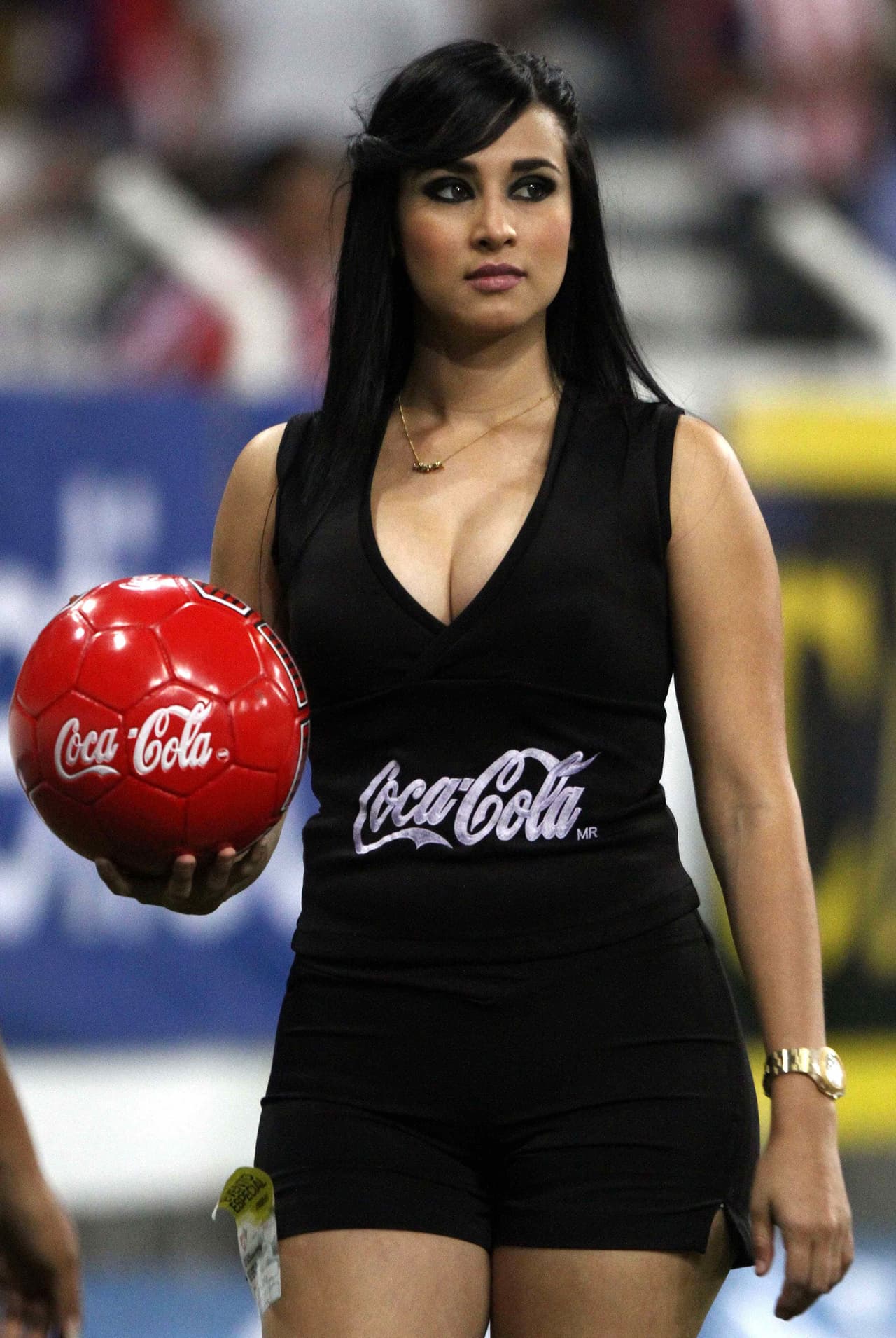 Bellas porristas en la vuelta de las semis