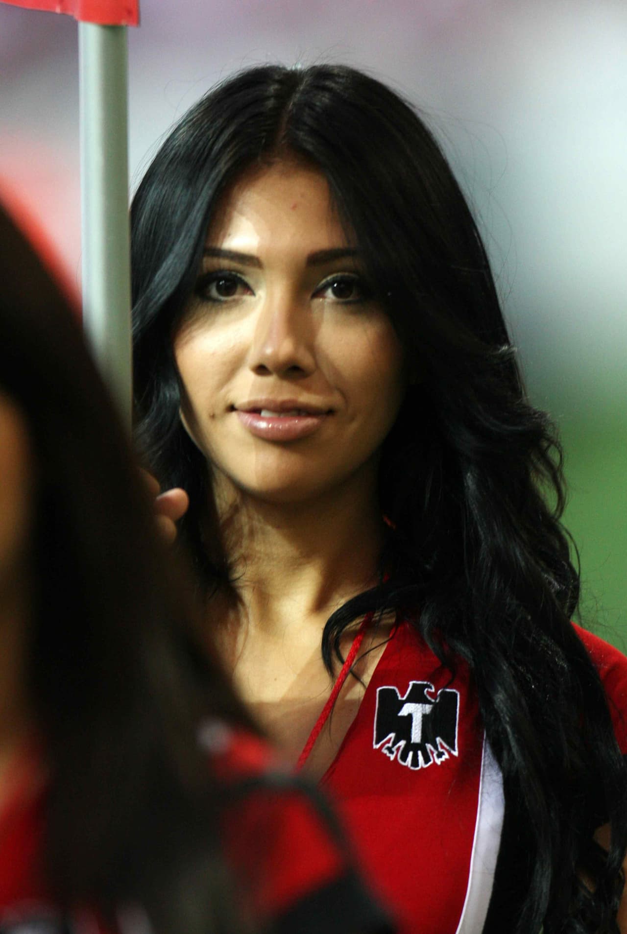 Bellas porristas en la vuelta de las semis