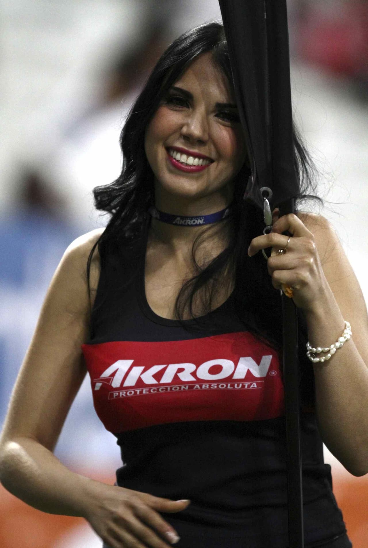 Bellas porristas en la vuelta de las semis