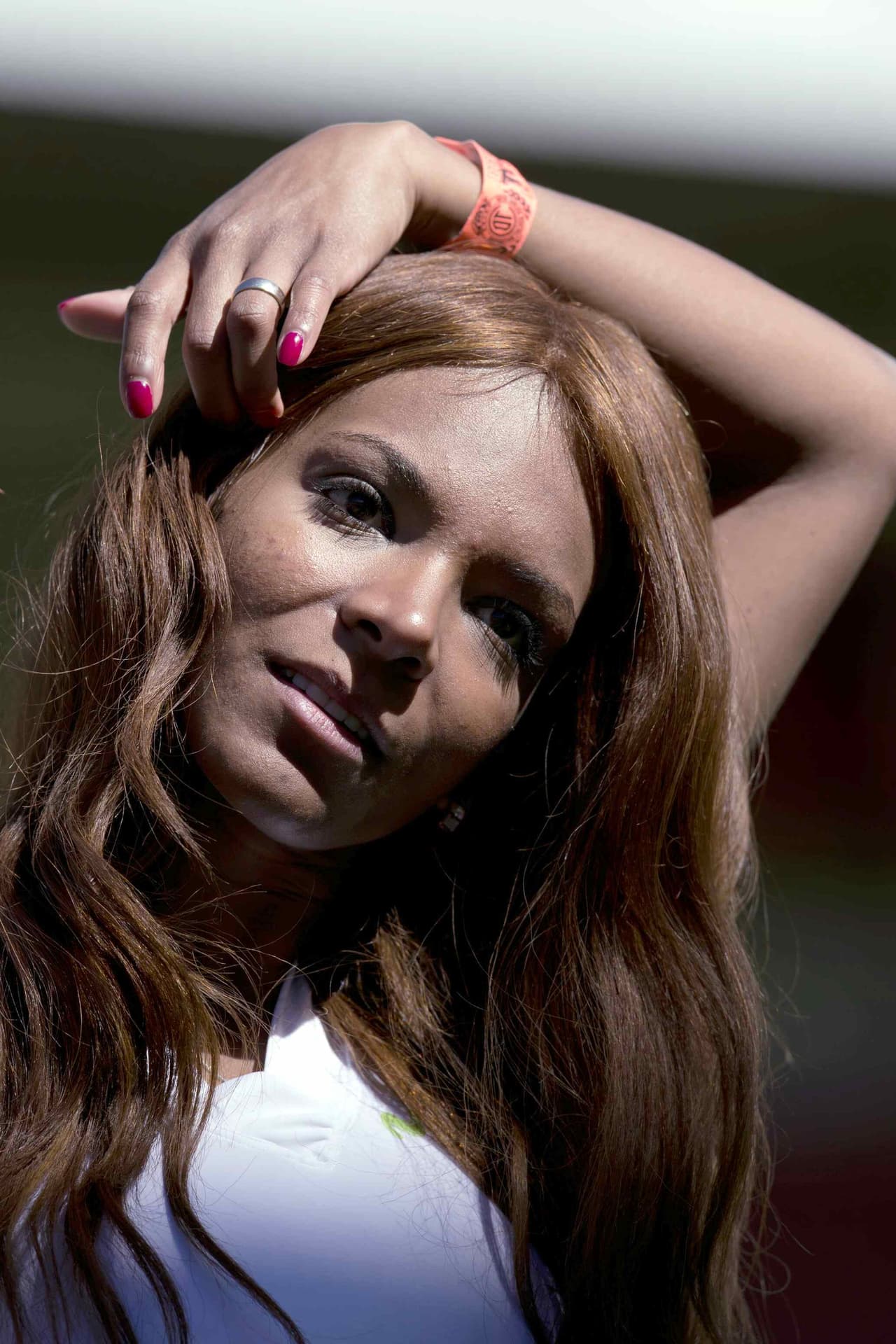 Bellas porristas en la vuelta de las semis