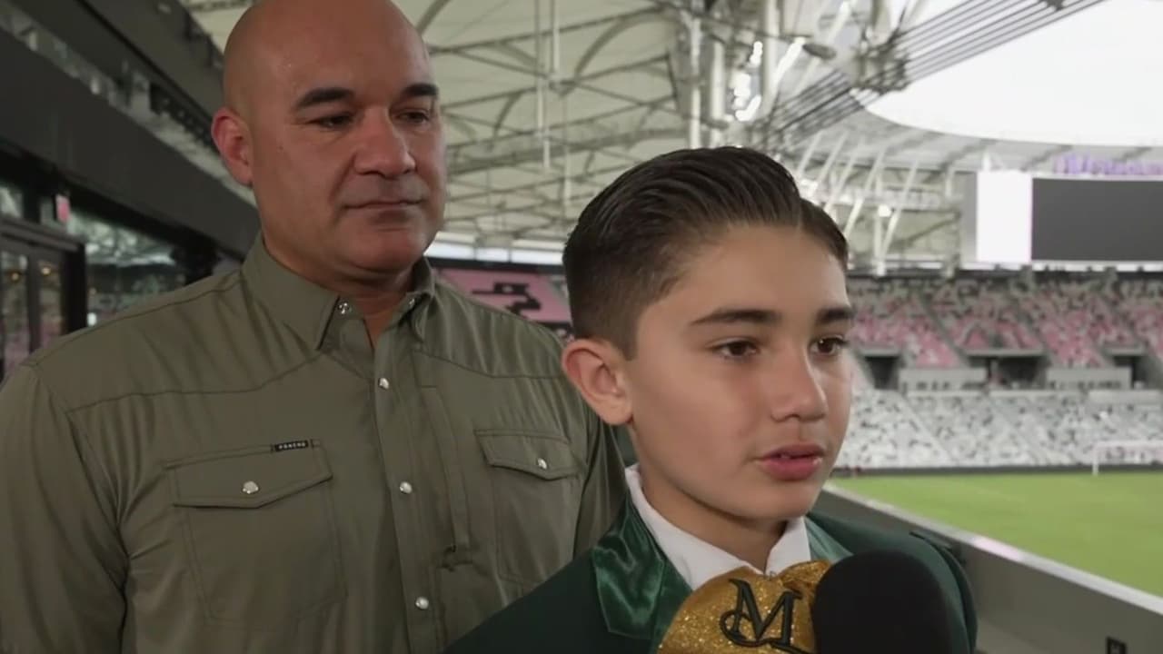 "Cantar en este escenario fue un honor”: Mateo López, "el mariachi más joven del mundo", deslumbra en Miami