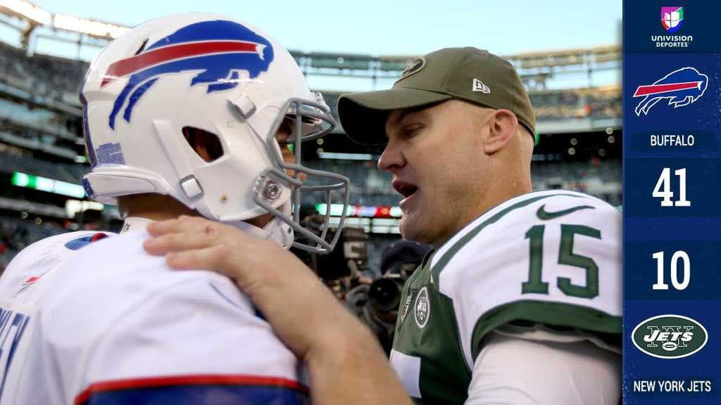 <b>Buffalo 41-10 NY Jets</b>. Aunque tuvo dos años sabáticos, Matt Barkley no lució oxidado y en su primera salida en 24 meses guió a los Bills a un muy necesario triunfo para levantar la moral del equipo.