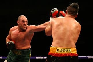 Tyson Fury noqueó a Christian Hammer