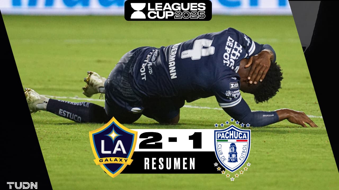 Pachuca cae ante LA Galaxy y queda eliminado de la Leagues Cup