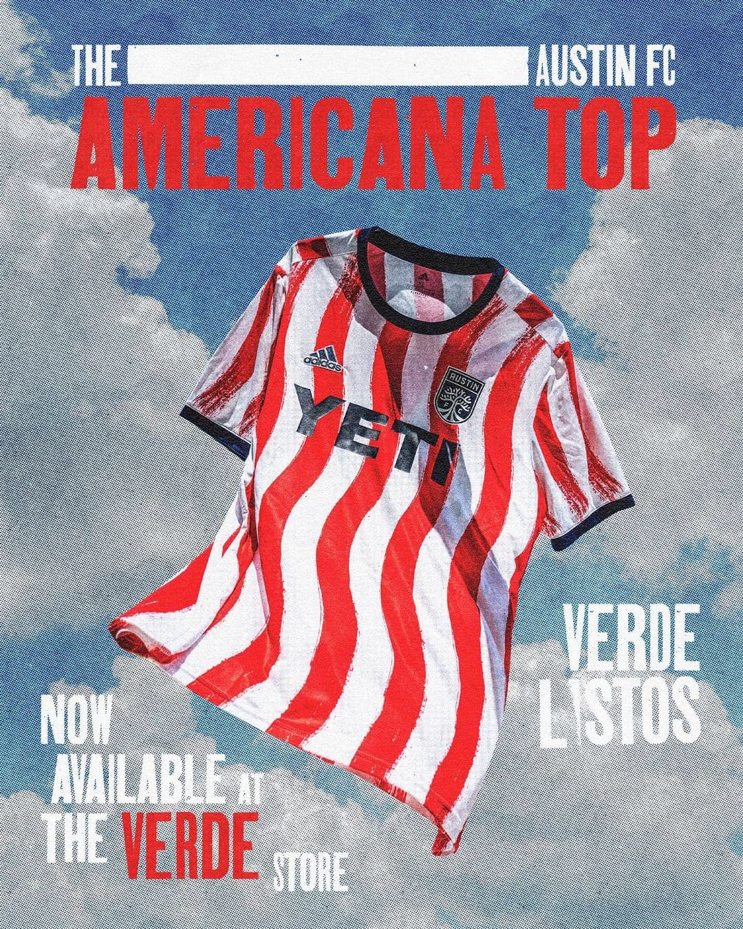 La camiseta 'Americana' se usará antes de los partidos que se celebrarán del 2 al 5 de julio.