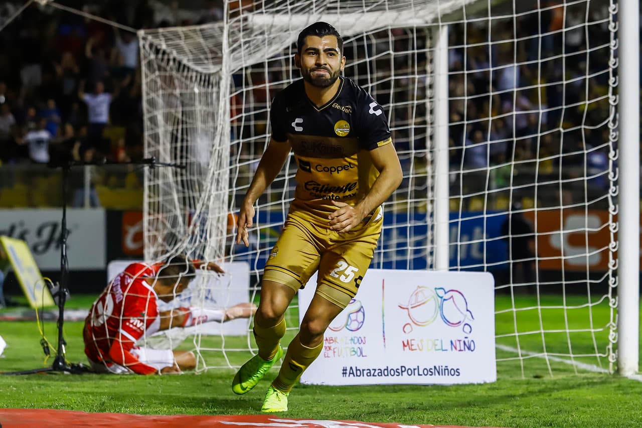 A los 16 minutos Amaury Escoto festejó el gol que ponía por delante muy pronto en el partido a Dorados.
