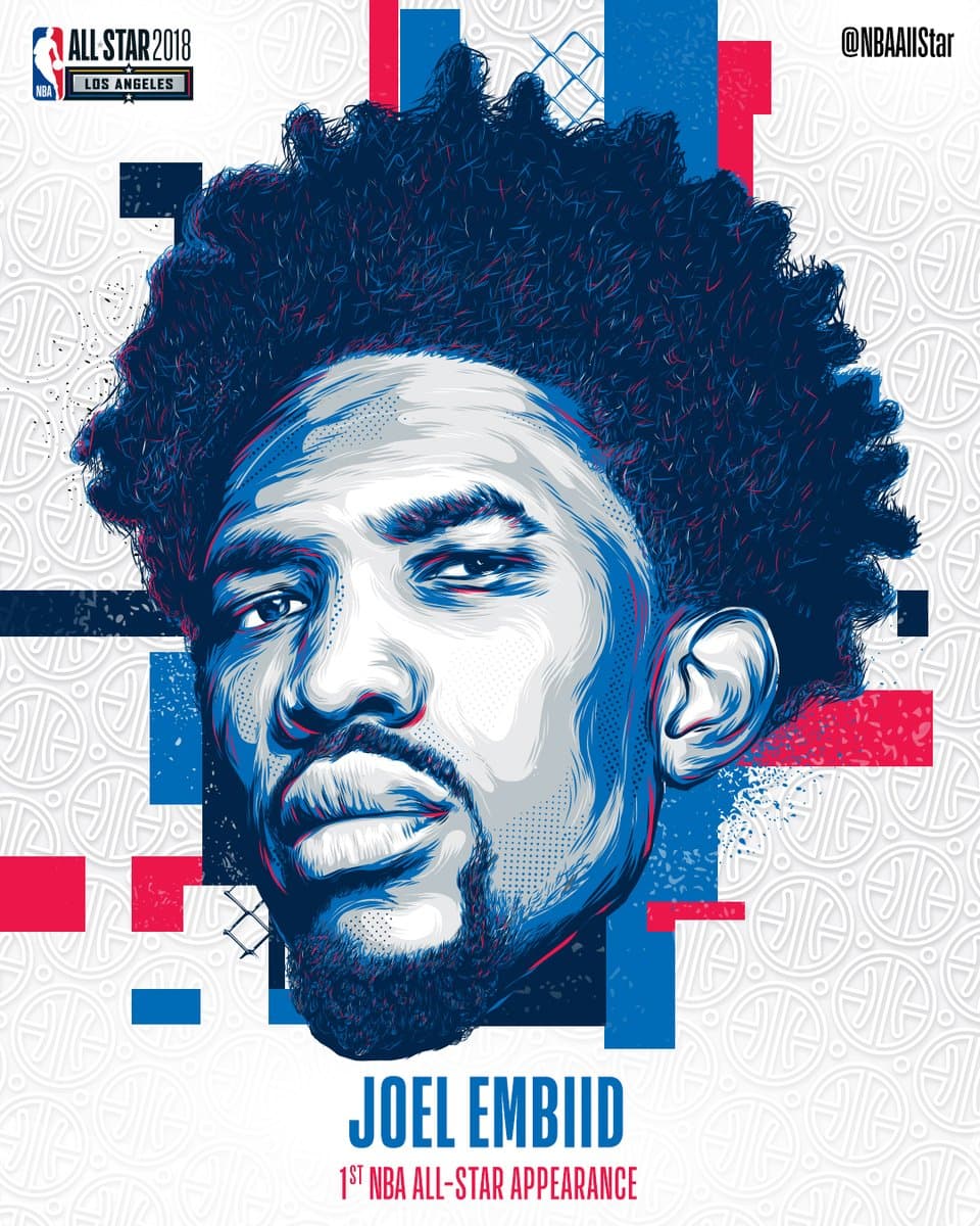 Conferencia del Este: 4 - Joel Embiid (1,285,587 votos de los fans)