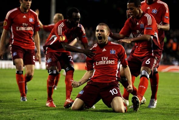 De los seis goles que marcó el Hamburgo, Petric consiguió tres de estos.