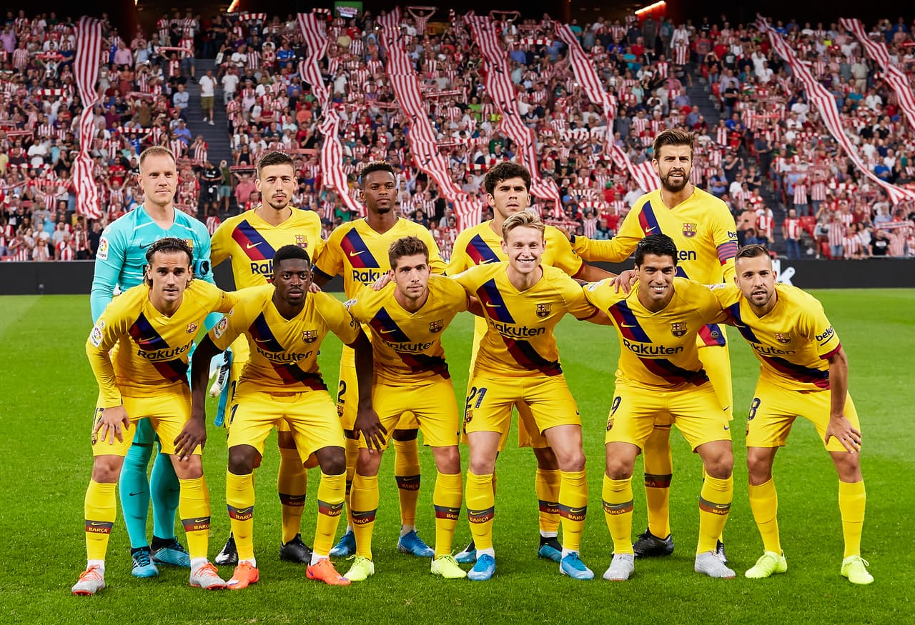 Este fue el once inicial que presentó Ernesto Valverde para los Blaugranas.