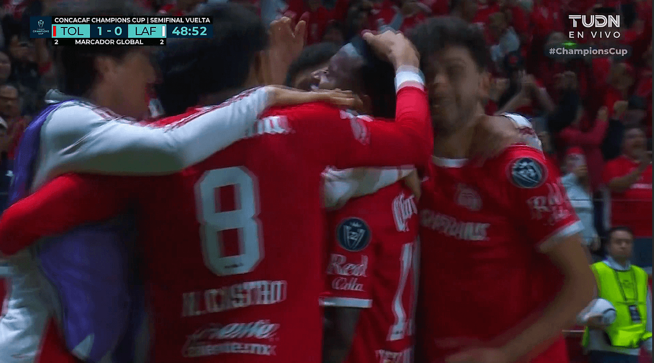 Toluca es finalista de Concacaf y jugarán en casa contra Tigres por el título