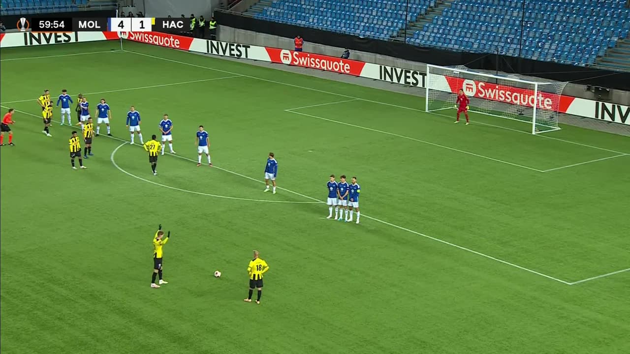 ¡TIRO ATAJADO! disparo por Mikkel Rygaard.