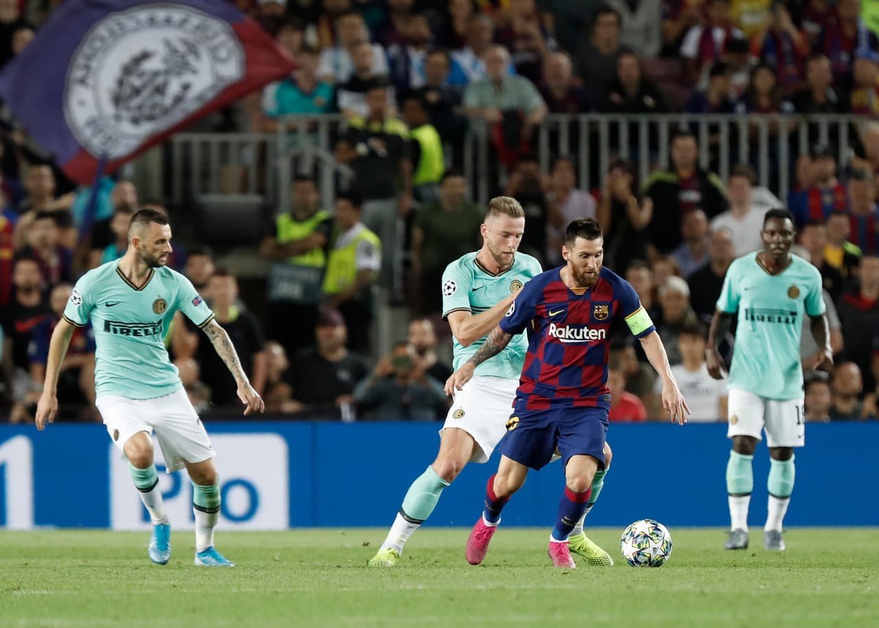 Ante los Nerazzurri, Messi acumula dos ganados, un empatado y un perdido. En ningún encuentro logró marcar el ‘10’ del Barcelona.