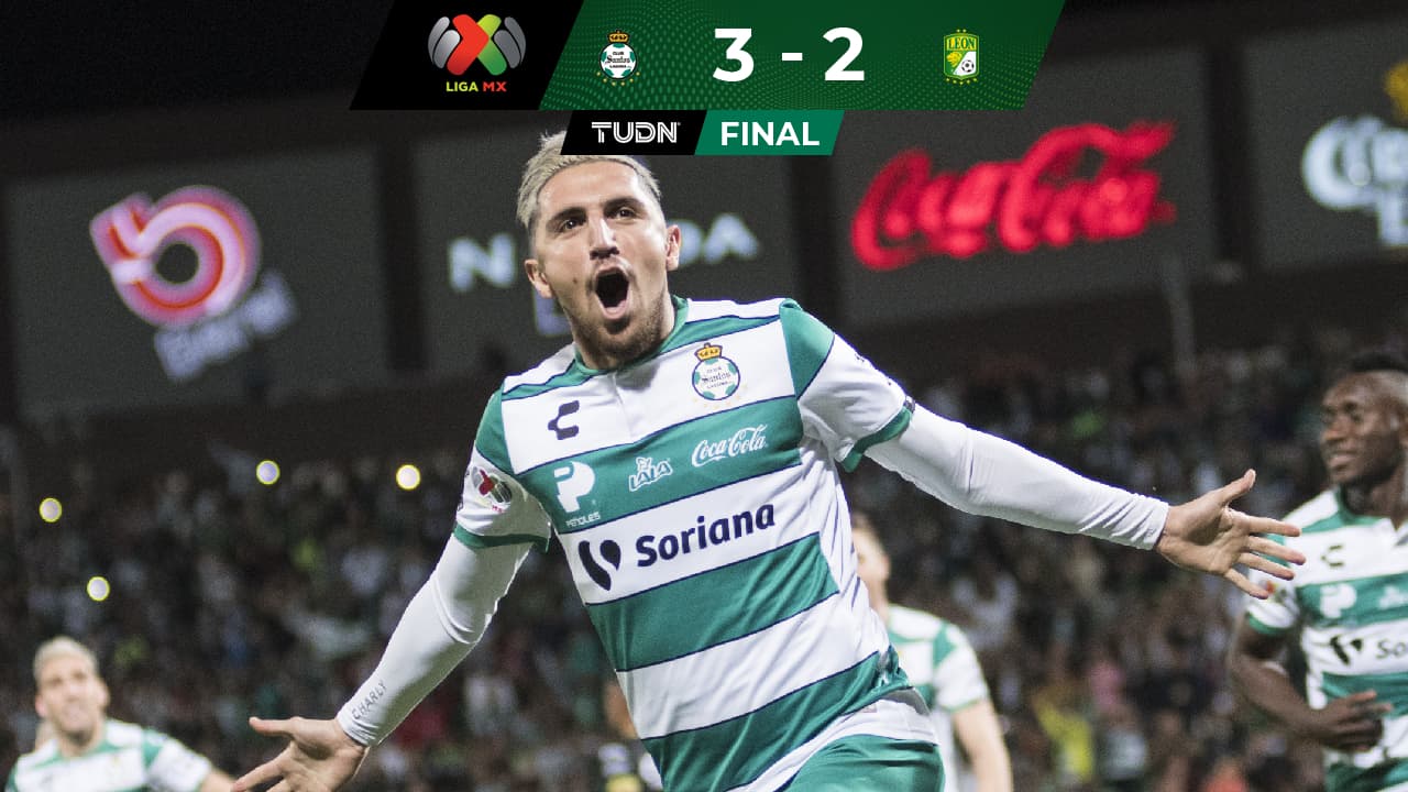 Locura de partido: Santos le da la vuelta y vence a León