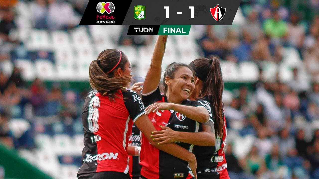 León femenil empata con penal al último minuto