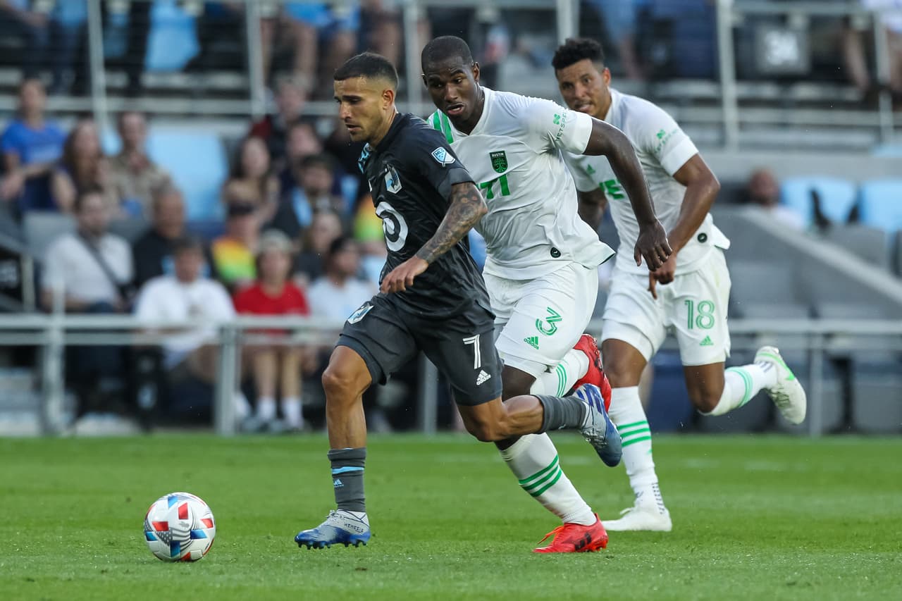 Franco Fragapane llegó a la MLS con goles. El argentino marcó el tanto de apertura en la victoria 2-0 de Minnesota United FC sobre Austin FC.