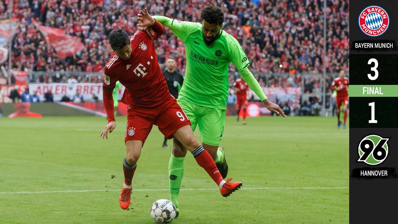 El Bayern se encarrila ante un Hannover casi condenado