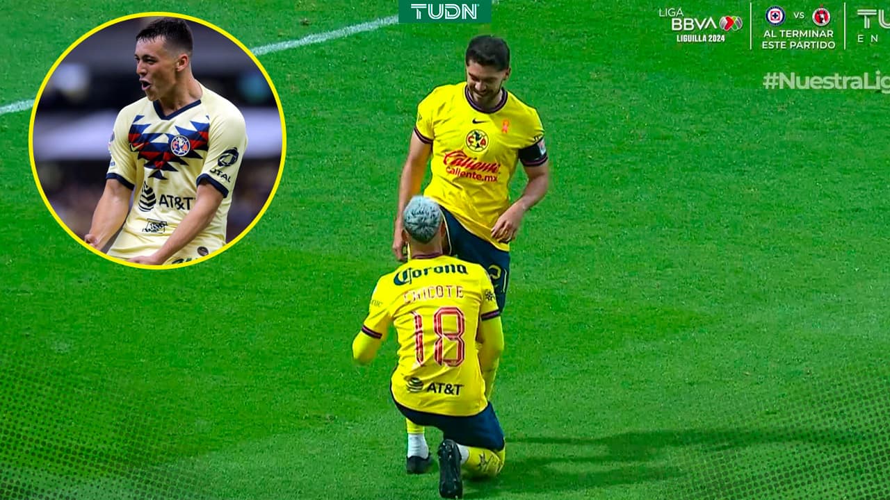 Fede Viñas siguió de cerca el partido entre América y Toluca 