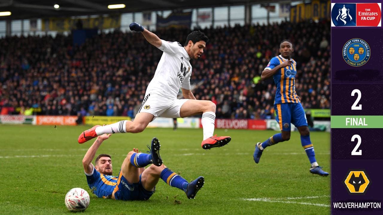Raúl Jiménez anota gol y el Wolverhampton se salva del desastre en la FA Cup