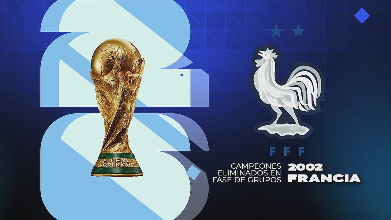 La Francia campeona eliminada en fase de grupos del Mundial 2002