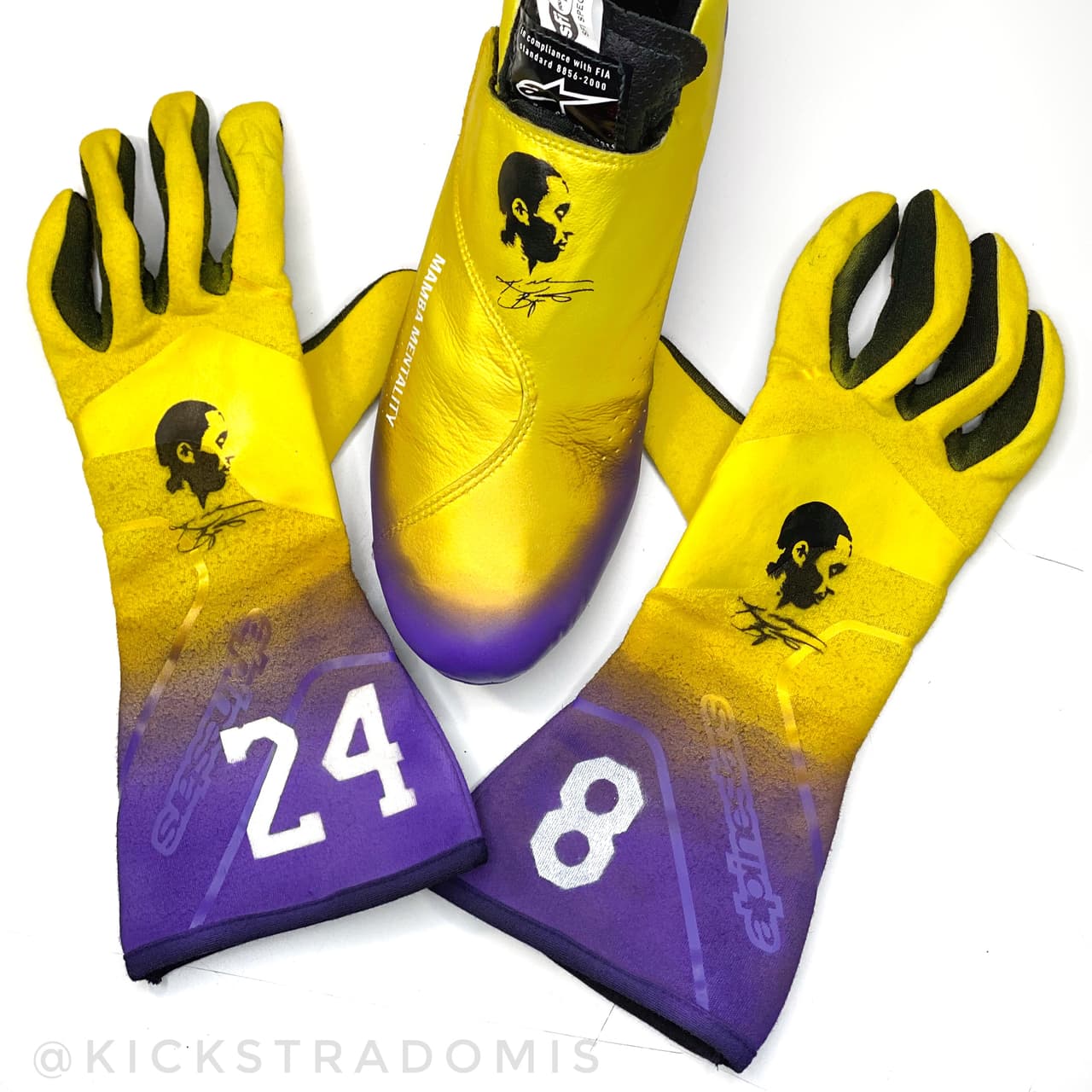 Daniel Suárez, piloto mexicano de la NASCAR, usará botas y guantes para rendir homenaje a Kobe Bryant.