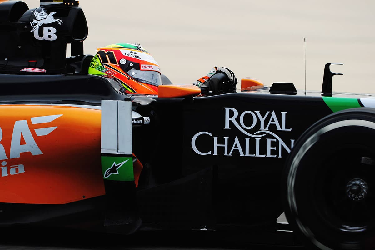 Con el equipo Force India, Checo Pérez se consolidó como piloto de la Fórmula 1.