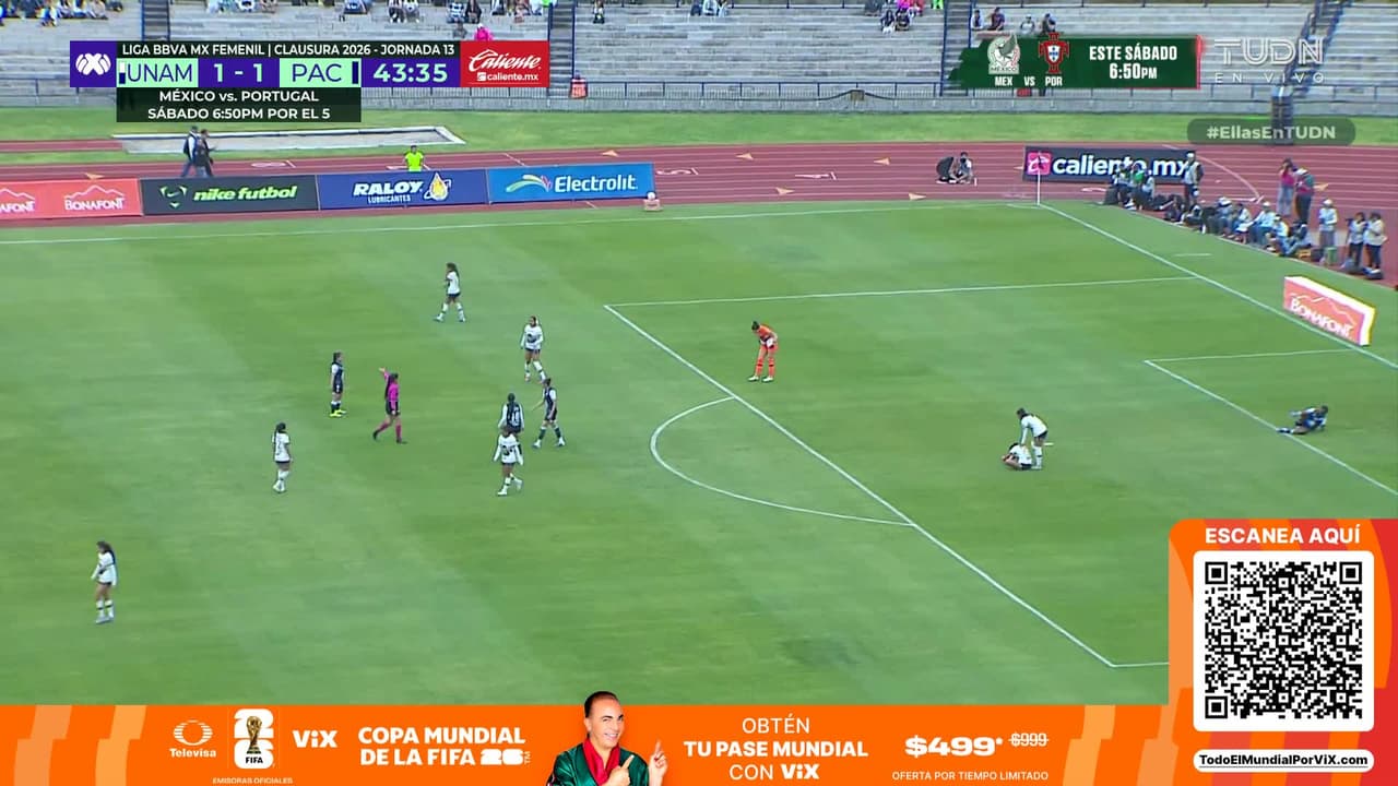 ¡IMAGEN DRAMÁTICA! Chinwendu sale lesionada tras un choque con Toledo