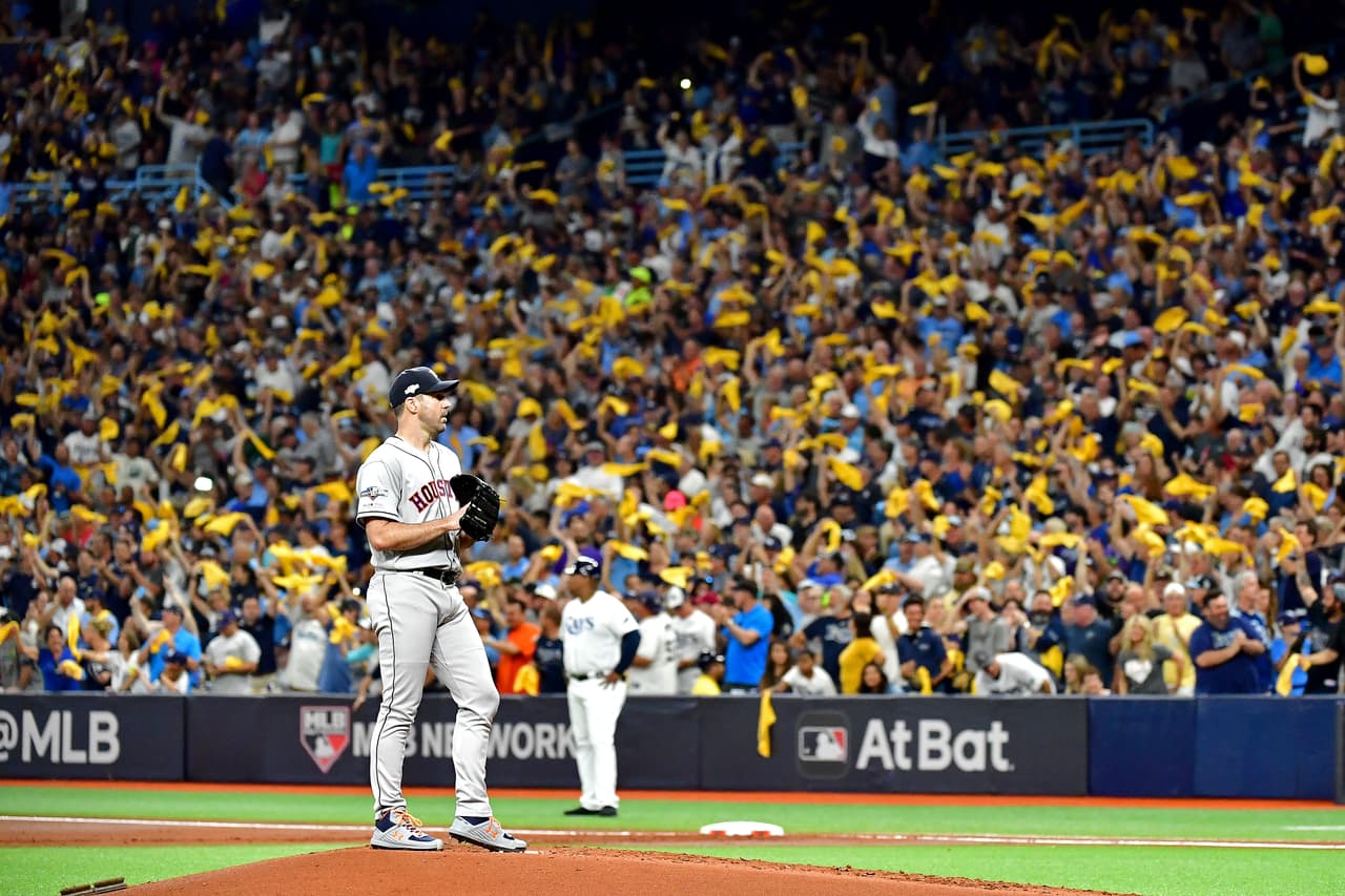Houston Astros cayó ante Tampa Bay Rays 4-1 en el cuarto juego de la Serie Divisional.