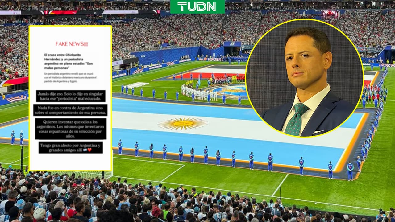 Chicharito niega insultos contra Argentina tras polémica en el Mundial 2026