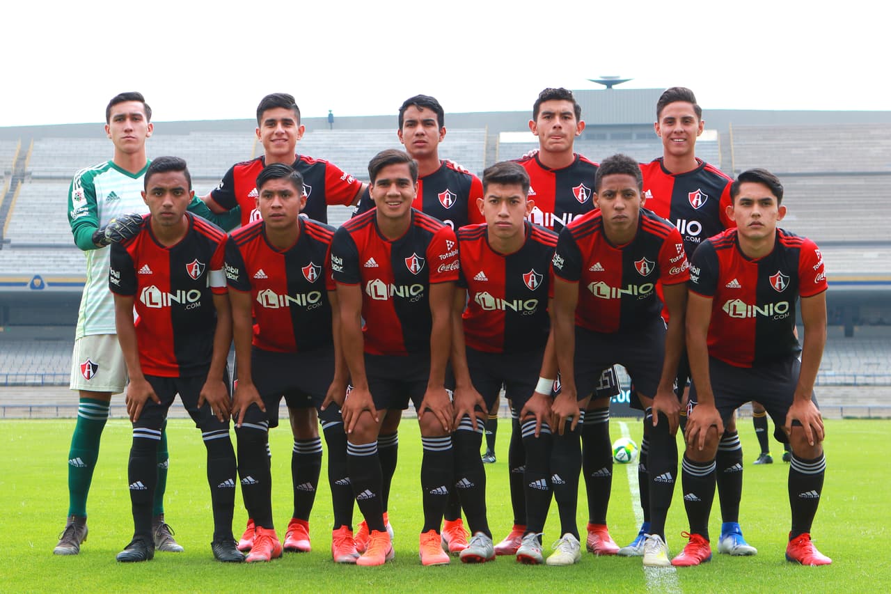 Atlas presentó estos once jovenes en la final de la Liga MX Sub-17.