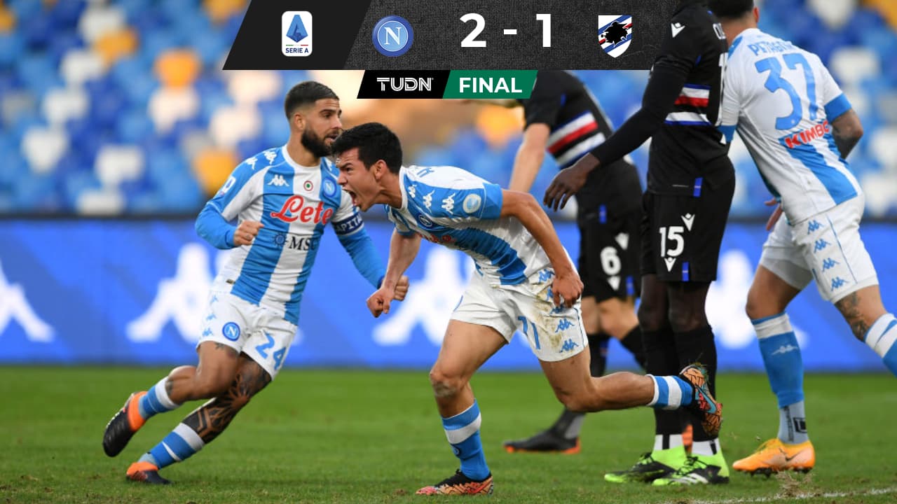 El Chucky Lozano, determinante en la victoria del Napoli