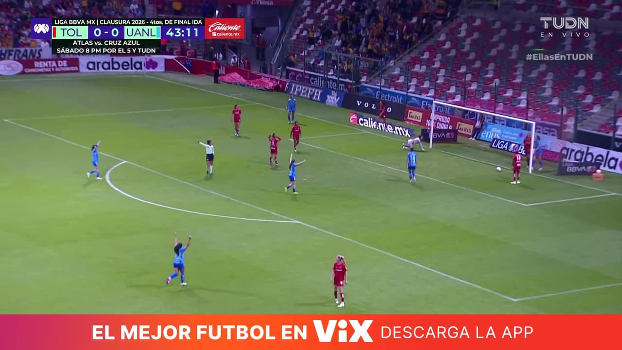 ¡Gooooool de Tigres! Diana Ordoñez solo llegar a empujar el esférico y adelanta a las amazonas