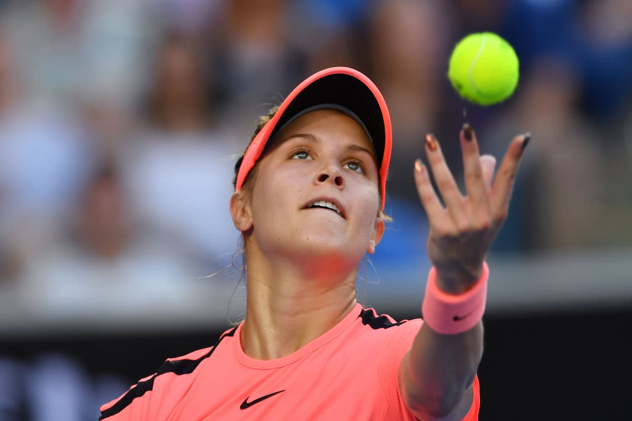 La canadiense Eugenie Bouchard también se despidió en segunda ronda, aunque por su belleza ha llamado la atención del tenis. Incluso, muchos creen que se inclinará al modelaje.