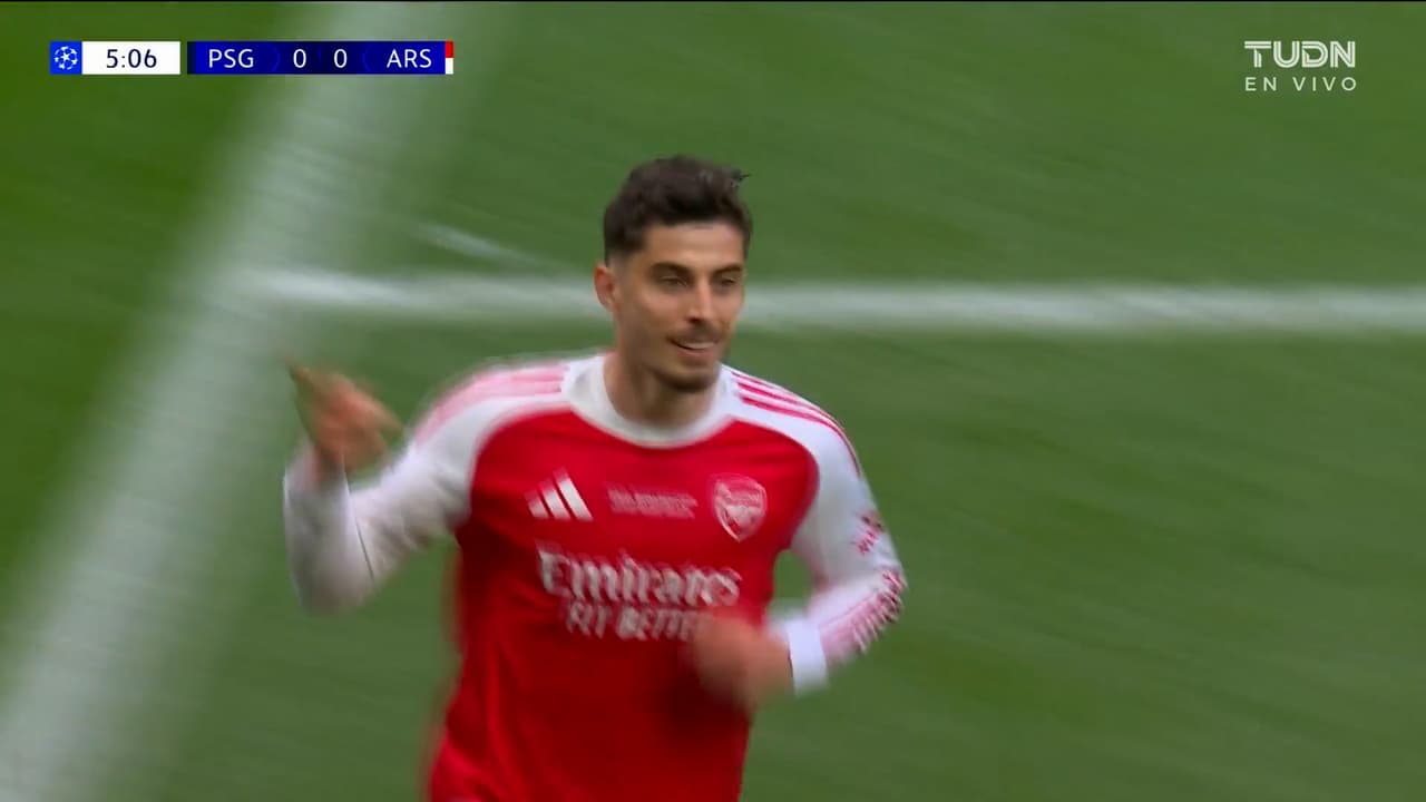 ¡PSG dormido! Arsenal anota el primer gol de la Final de Champions League