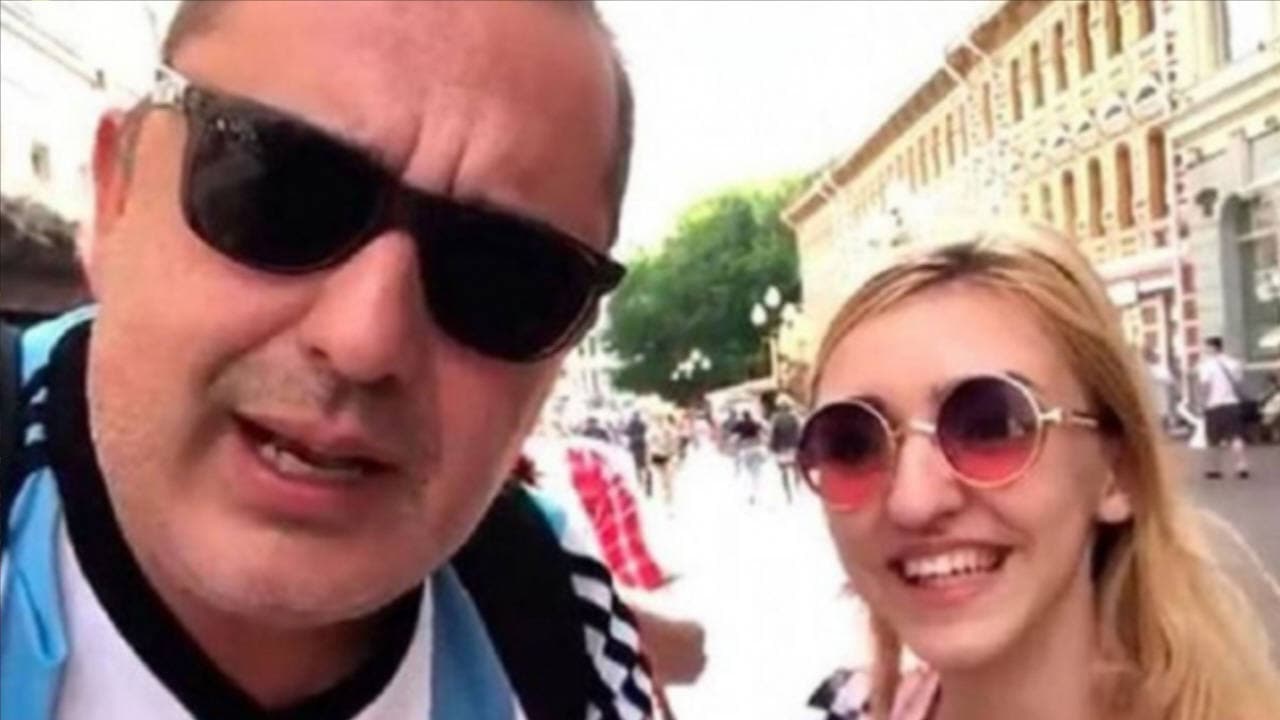 Fans argentinos en Rusia.